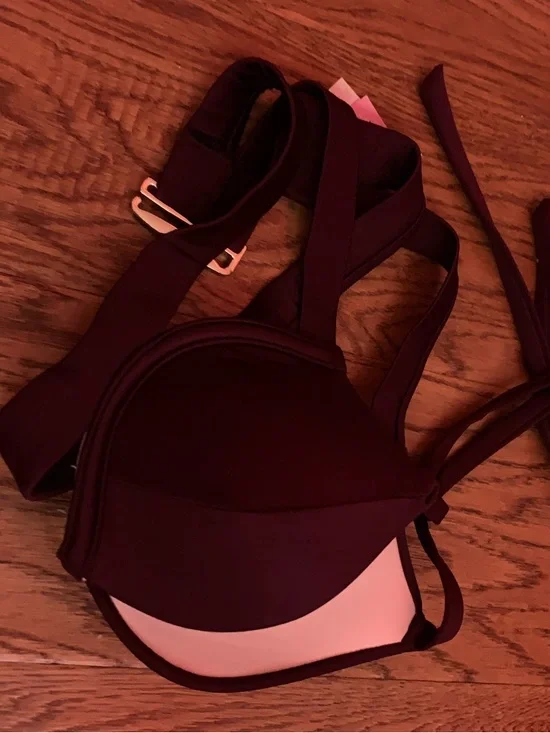 Victoria's Secret Maroon Bikini Set - Picture 3 of 5